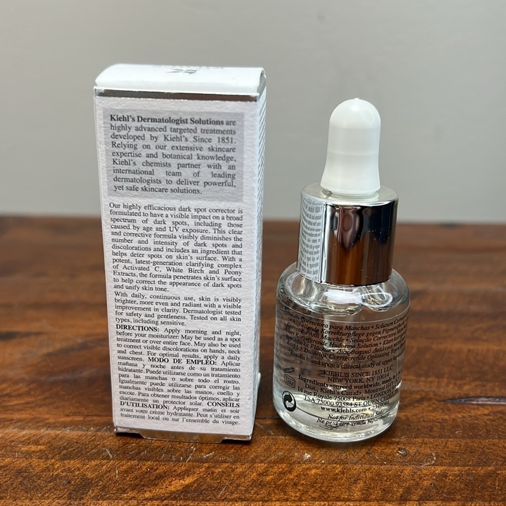 Kiehl's Clearly Corrective Dark Spot Solution Serum 0.5 oz - Picture 3 of 3